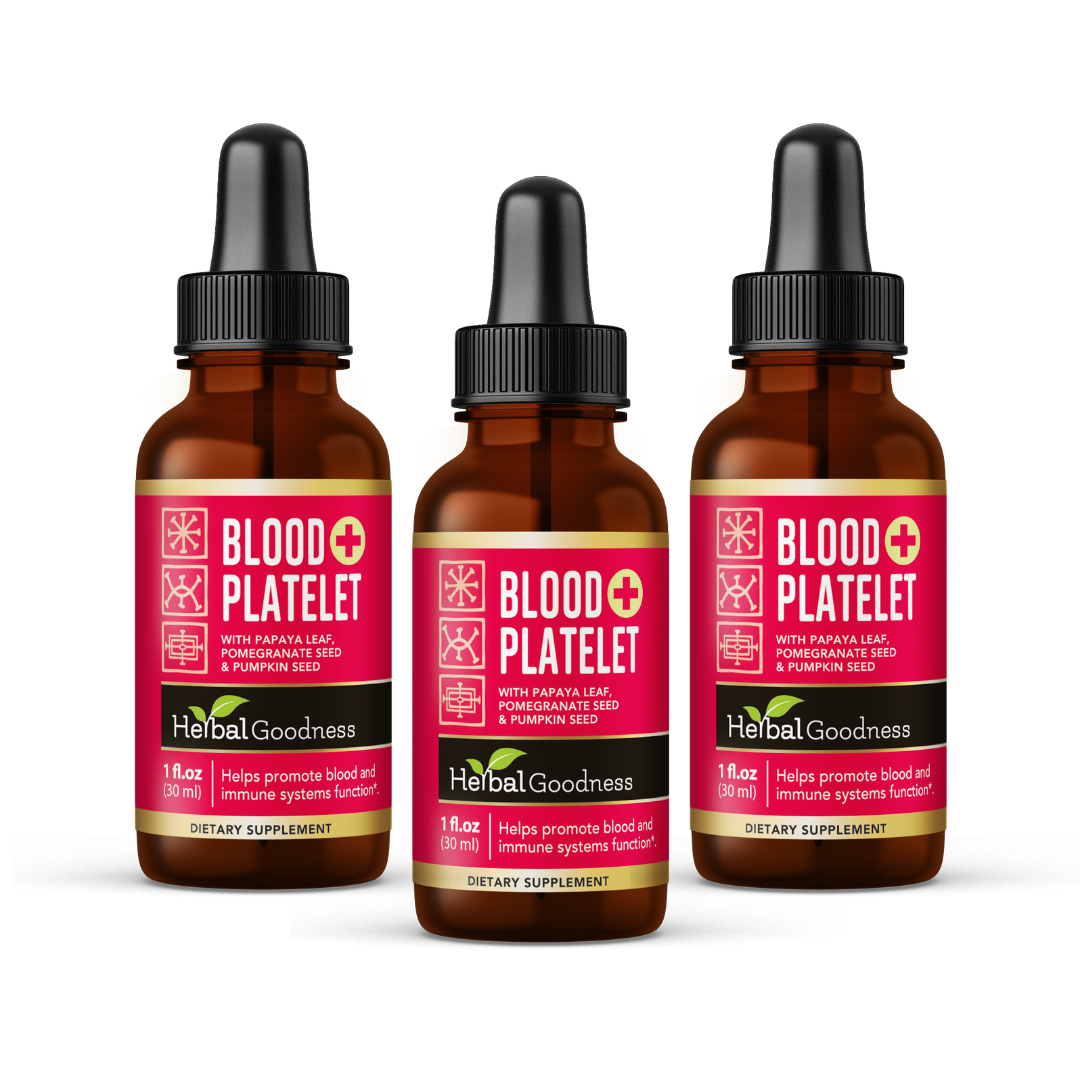 Blood Platelet Support with Papaya Leaf | Organic 15X Liquid Extract