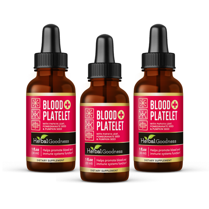 Blood Platelet Support with Papaya Leaf | Organic 15X Liquid Extract