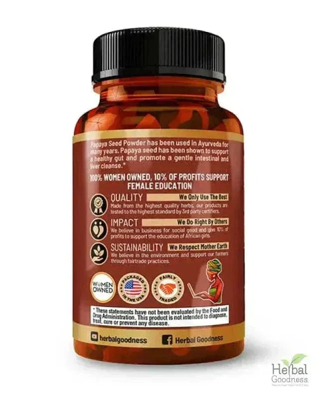 Body Detox Capsules 60ct /600mg - Herbal Goodness Capsules Herbal Goodness 