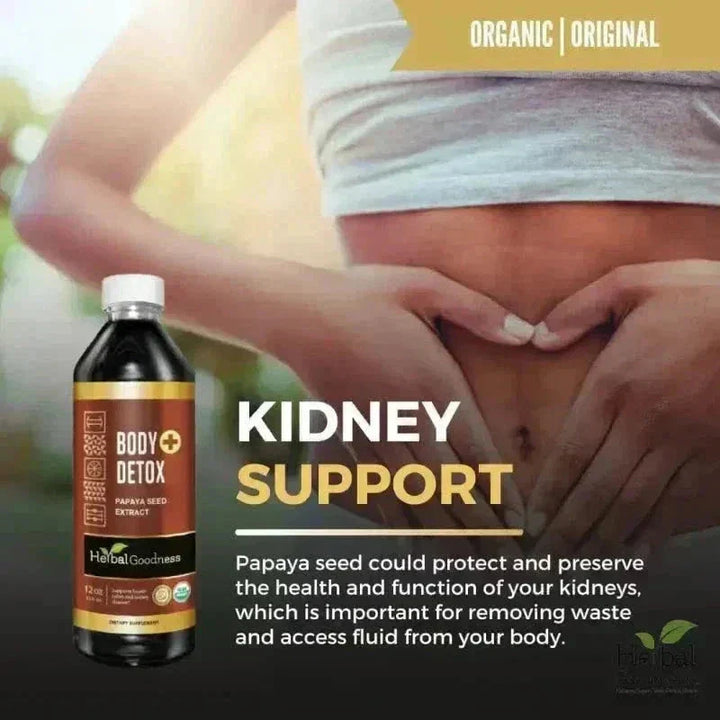 Body Detox Herbal Liquid Extract – Papaya Seed - Herbal Goodness Liquid Extract Herbal Goodness 