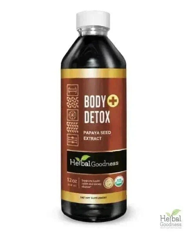 Body Detox Herbal Liquid Extract – Papaya Seed - Herbal Goodness Liquid Extract Herbal Goodness 12oz 