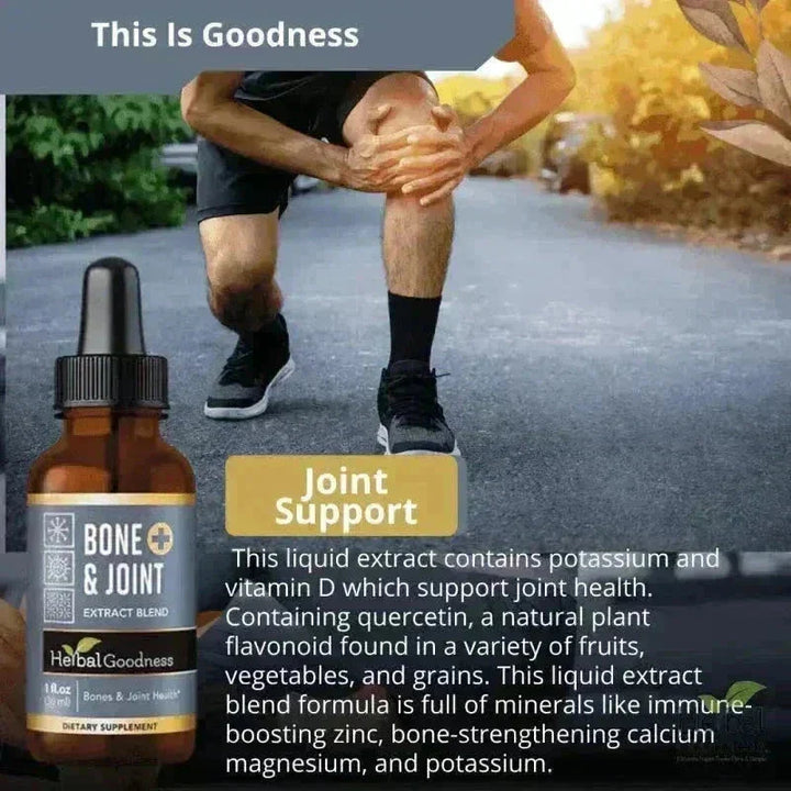 Bone and Joint Liquid Extract – Herbal Botanical Blend - Liquid Extract Liquid Extract Herbal Goodness 