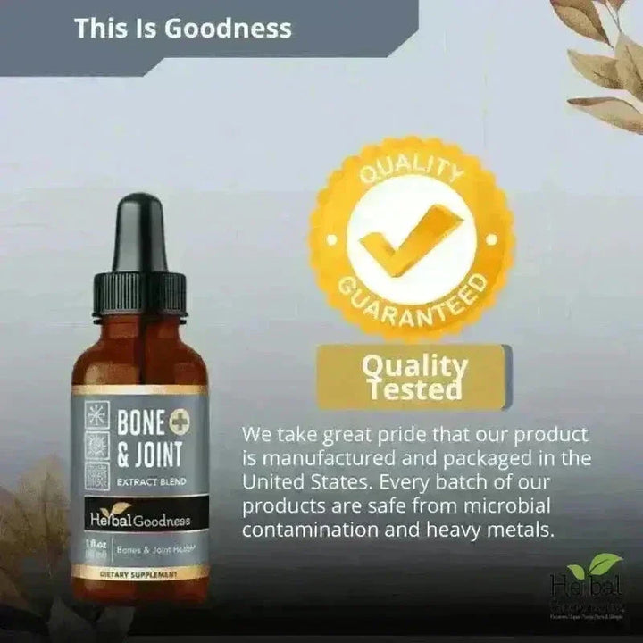 Bone & Joint 15X Liquid Extract – Natural Joint Support Supplement Liquid Extract Herbal Goodness 