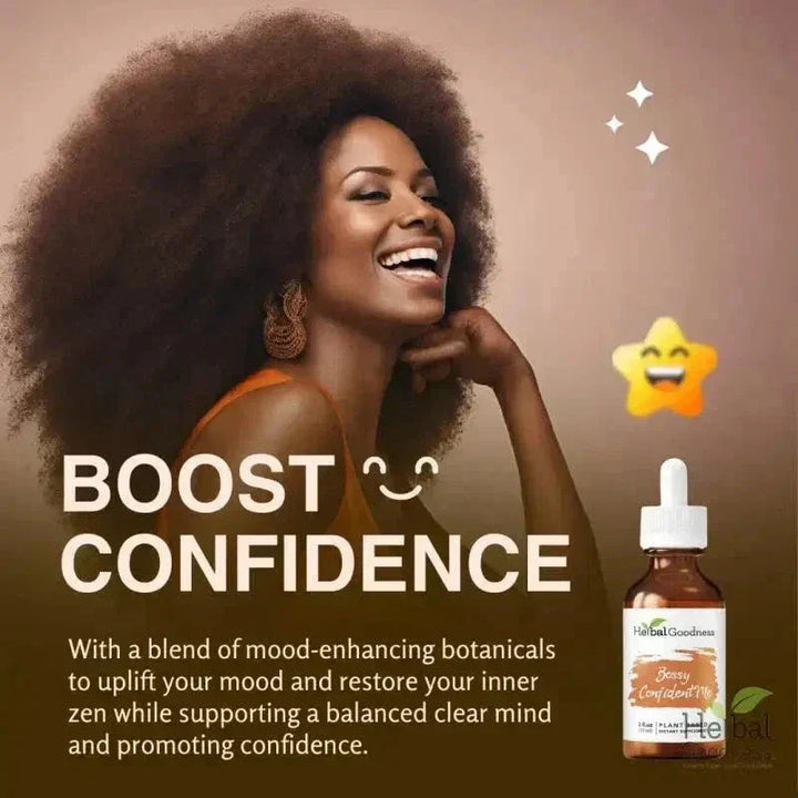 Bossy Confident Me 2 fl.oz - Plant Dietary Supplement - Herbal Goodness Liquid Extract Herbal Goodness 