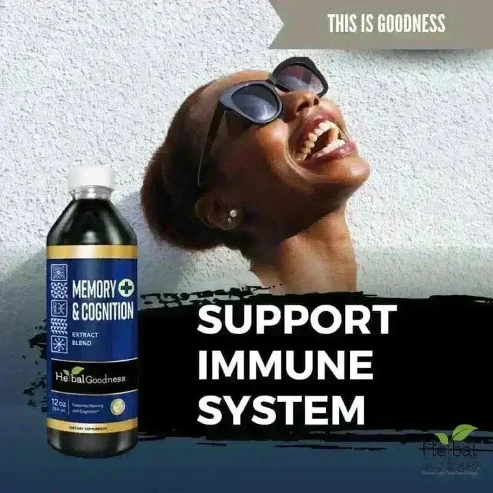 Memory & Cognition 15X Liquid Extract – Natural Brain & Focus Support Supplement Liquid Extract Herbal Goodness 