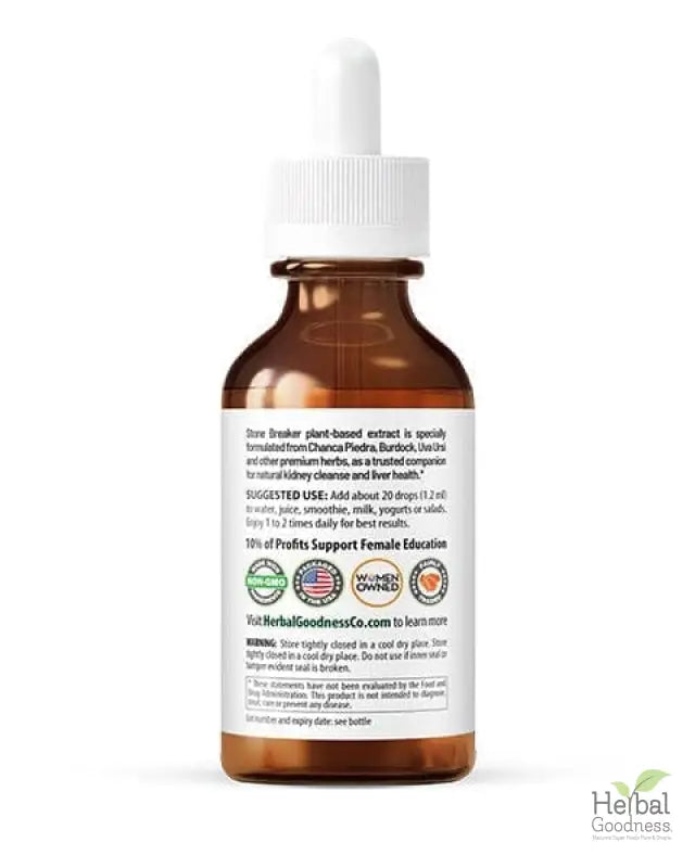 Break those Stones Baby! - 2fl.oz - Kidney & Detox Liquid Extract Herbal Goodness 