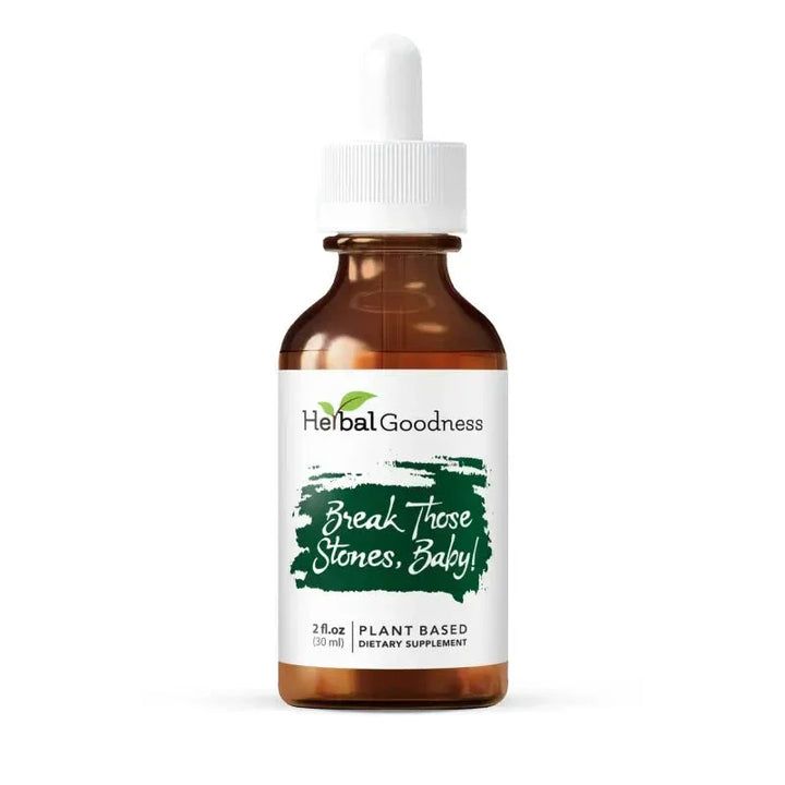 Break those Stones Baby! - 2fl.oz - Plant Based - Dietary Supplement, Kidney Cleanse and Liver Health - Herbal Goodness Liquid Extract Herbal Goodness 