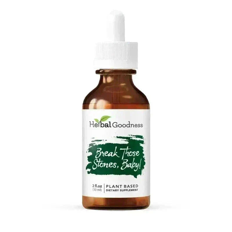 Break those Stones Baby! - 2fl.oz - Plant Based - Dietary Supplement Liquid Extract Herbal Goodness 