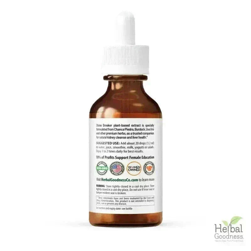 Break those Stones Baby! - 2fl.oz - Plant Based - Dietary Supplement Liquid Extract Herbal Goodness 