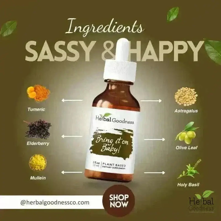 Bring it on Baby! - 2fl.oz - Energy &amp; Vitality Liquid Extract Herbal Goodness 