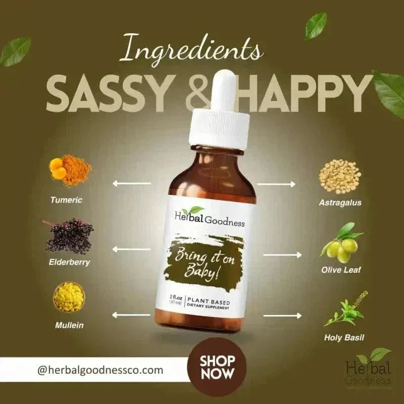 Bring it on Baby! - 2fl.oz -Plant Based - Dietary Supplement - Herbal Goodness Liquid Extract Herbal Goodness 
