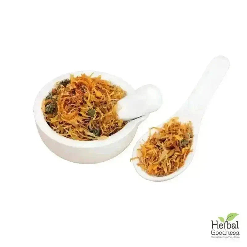 Bulk Herbs & Roots Online for Tea, Tinctures & DIY Wellness - Organic 4oz Bags Bulk Herb Herbal Goodness Calendula Flower 