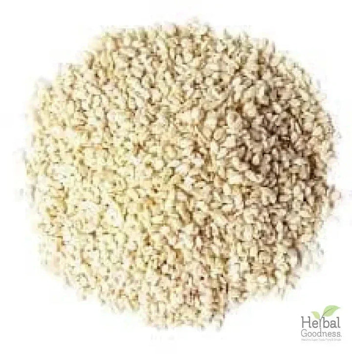 Bulk Seeds 4oz - Rich in Natural Omega 3, 6 & 9 - Herbal Goodness Bulk Herb Herbal Goodness Sesame Seed (Hulled) 4oz 
