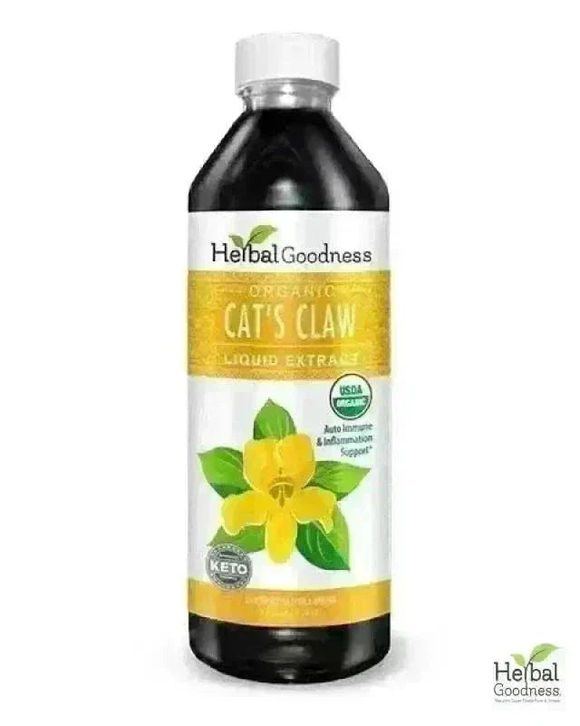 Cat's Claw - Organic - 15X Liquid Extract - Joint Health Liquid Extract Herbal Goodness 12 oz 