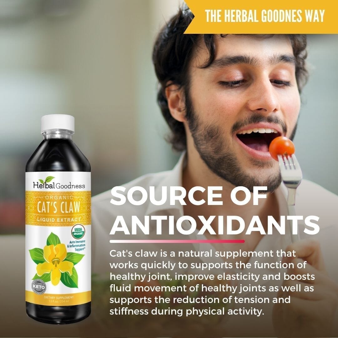 Cat's Claw Extract - Organic Liquid Liquid Extract Herbal Goodness 