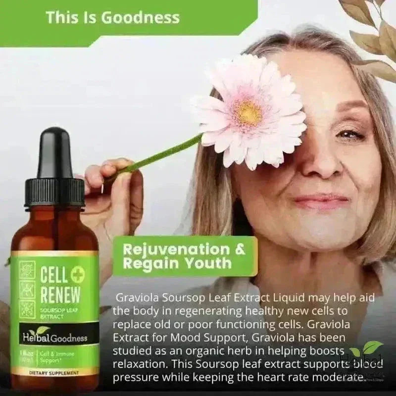Cell Renew - 1oz 15X Liquid Extract - Immunity & Cell Health Liquid Extract Herbal Goodness 