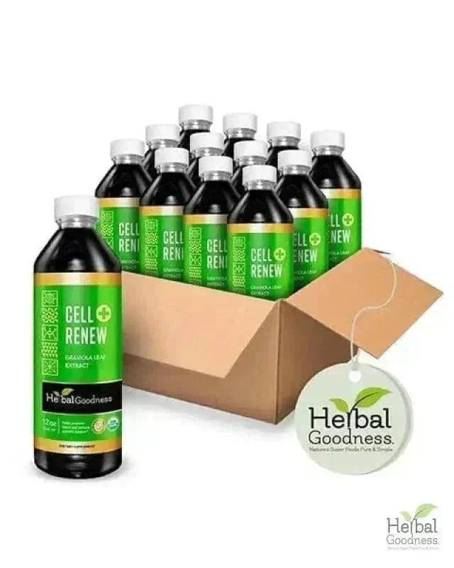 Cell Renew Plus – Organic - Liquid Extract - Herbal Goodness Liquid Extract Herbal Goodness 12 oz Case(12) 
