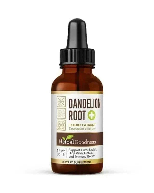 Dandelion Root Liquid Extract - Detox &amp; Liver Liquid Extract Herbal Goodness 1oz 