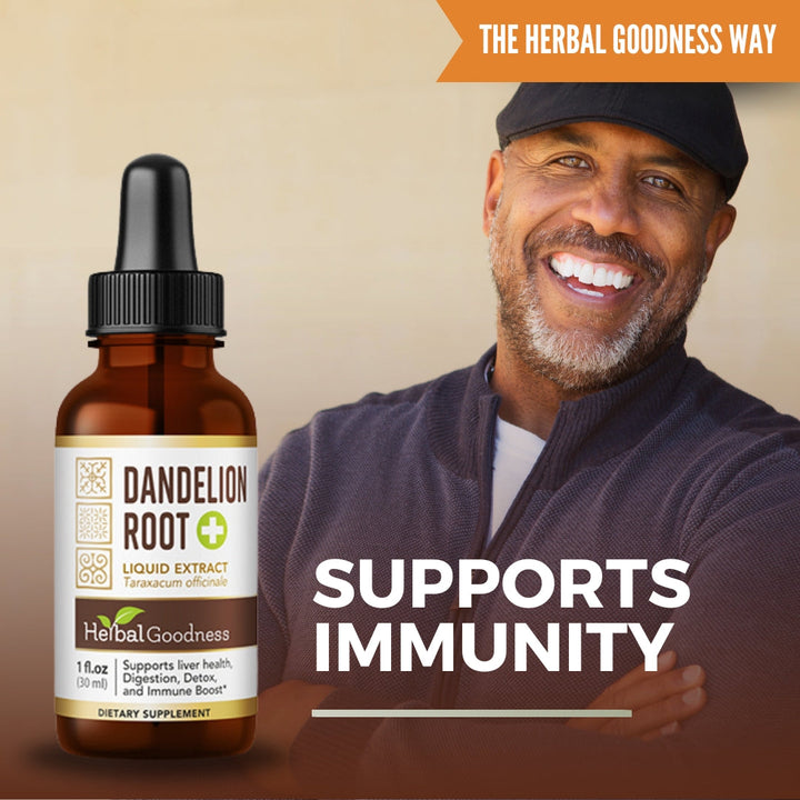Dandelion Root Liquid Extract - Supports Digestion - Herbal Goodness Buy Liquid Extract
