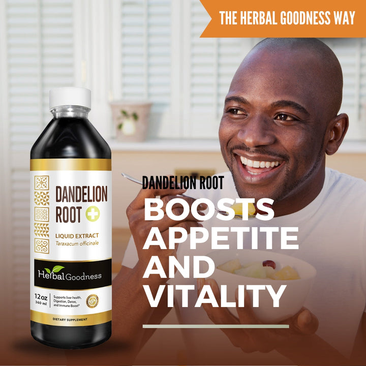 Dandelion Root Liquid Extract - Supports Digestion - Herbal Goodness Buy Liquid Extract
