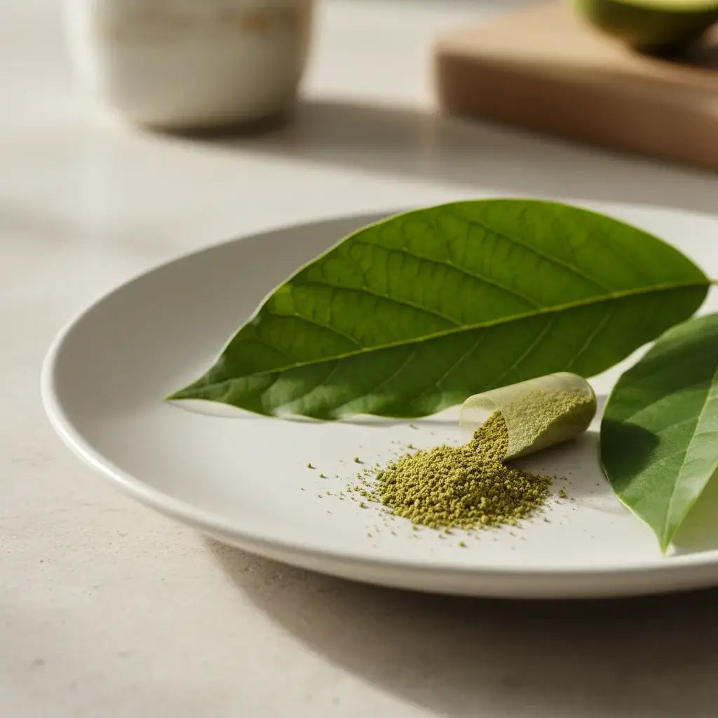 harvested avocado leaves