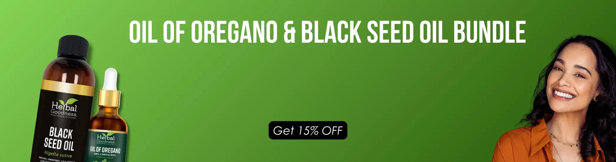 The image displays a bottle of black seed oil with a dark amber glass body, gold-colored cap and dropper, and a label featuring the brand name ’habib’ in white text on a green background.