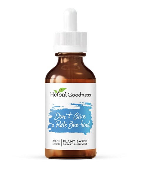 Don't Give a Rats Bee-hind - 2fl.oz - Plant Based - Dietary Supplement, Promote Calmness, Supports Relaxation - Herbal Goodness Herbal Goodness 
