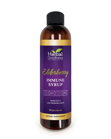 Elderberry Immune Syrup - Botanical Blend - HerbalGoodness