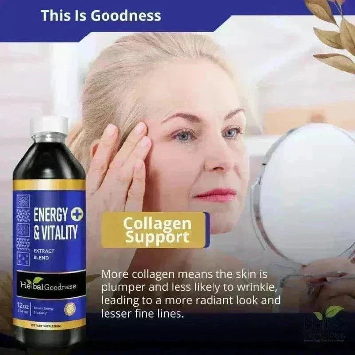 Energy and Vitality - 1oz 15X Liquid Extract - Energy & Performance Liquid Extract Herbal Goodness 