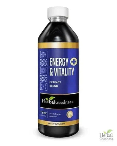 Energy and Vitality - Liquid 12oz - Herbal Goodness