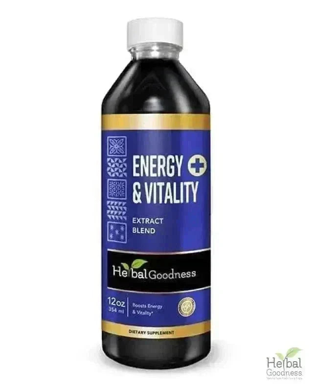 Energy and Vitality - Liquid Extract 12oz Liquid Extract Herbal Goodness 12 oz 