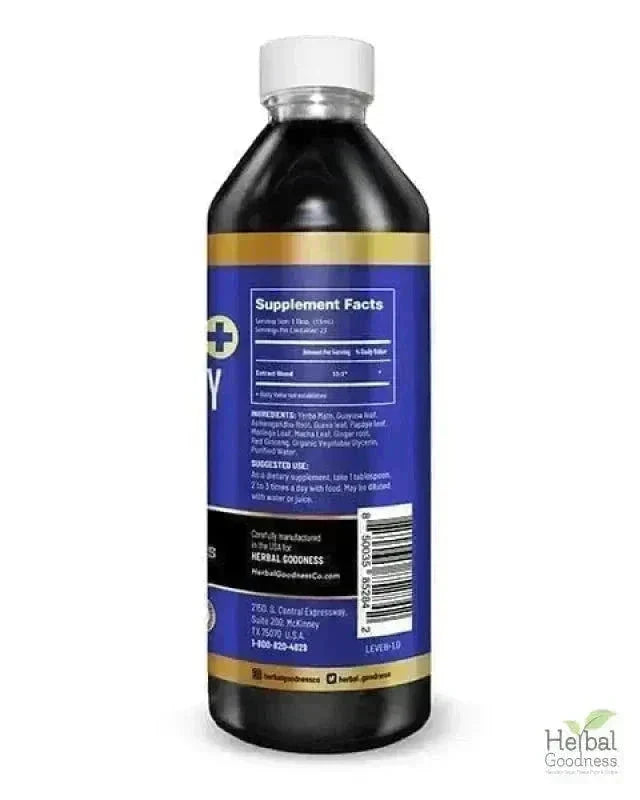 Energy and Vitality - Liquid Extract 12oz Liquid Extract Herbal Goodness 