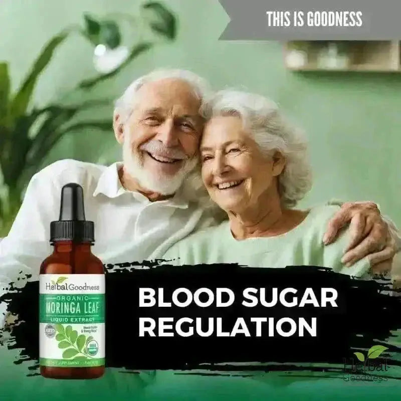 Moringa Leaf Extract - Organic 1oz 15X Liquid Extract - Immunity &amp; Wellbeing Liquid Extract Herbal Goodness 