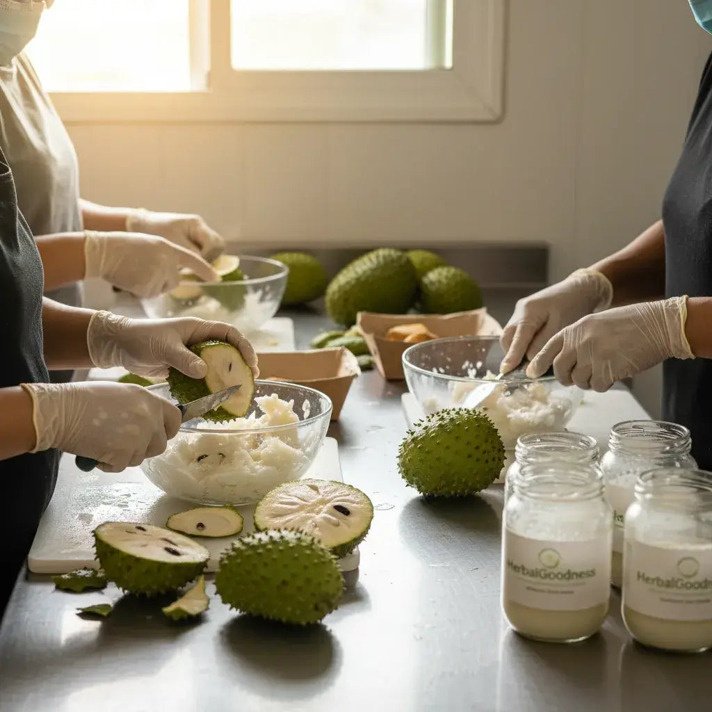soursop leaf drying
