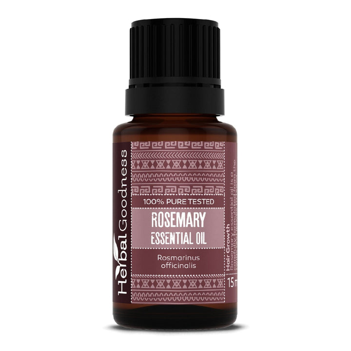 Essential Oil Blend - Natural - 15ml - Herbal Goodness Herbal Goodness Rosemary Essential Oil - Natural - 15ml - Skincare, Body Massage, Hair Support - Herbal Goodness 