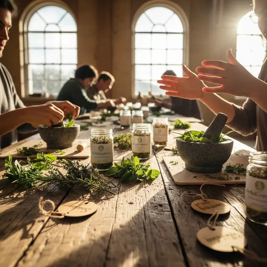 herbal workshop hands-on