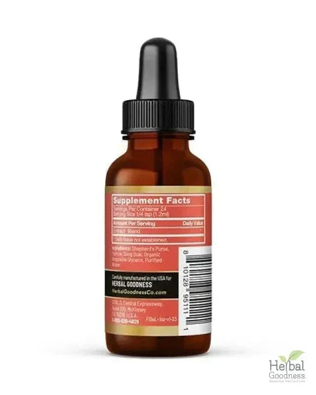 Flow Secure - 15X Liquid Extract - Female Hormone & Menstrual Aid Liquid Extract Herbal Goodness 