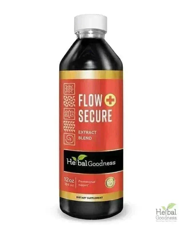 Flow Secure Plus - Liquid Extract - Herbal Goodness Liquid Extract Herbal Goodness 12 oz 
