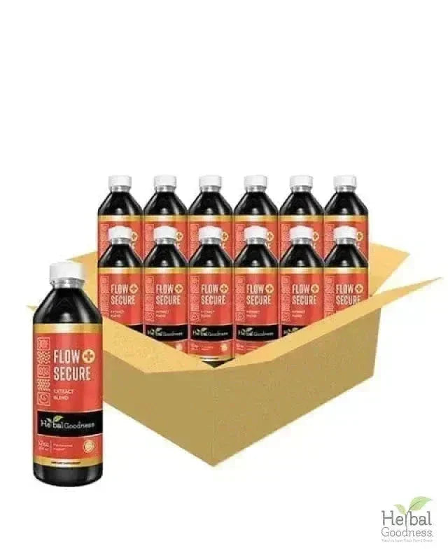 Flow Secure Plus - Liquid Extract - Herbal Goodness Liquid Extract Herbal Goodness 12 oz Case (12) 