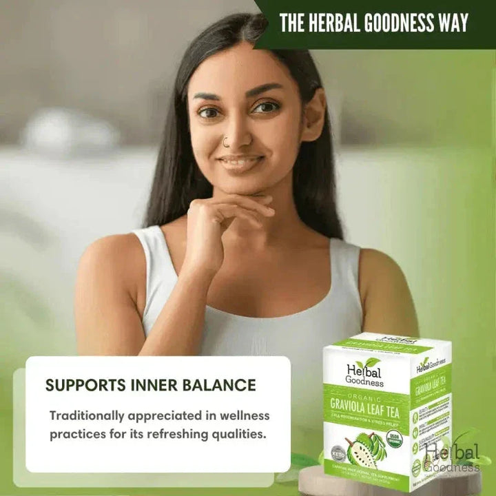 Graviola Soursop Leaf Extract – 10X 60/600mg Capsules - Cell Renew & Immunity Capsules Herbal Goodness 