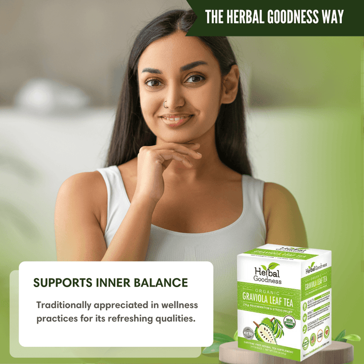 Graviola Soursop Leaf Extract Capsules – 10X Strength - 60/600mg Capsules Herbal Goodness 