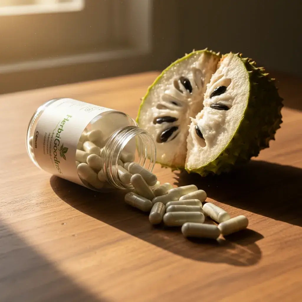 soursop capsule label checks