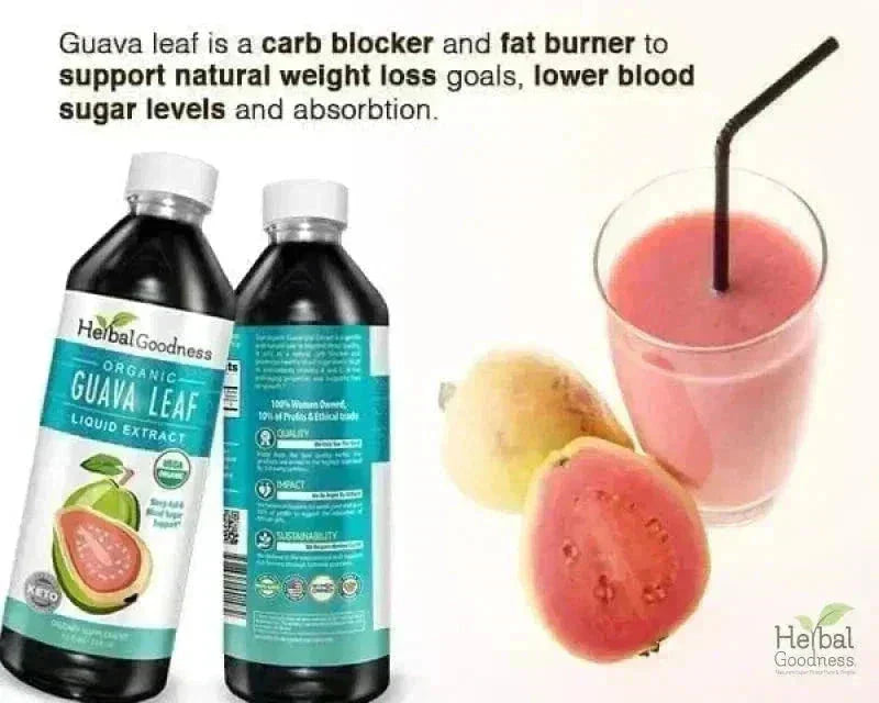 Guava Leaf Extract - Organic Liquid Liquid Extract Herbal Goodness 