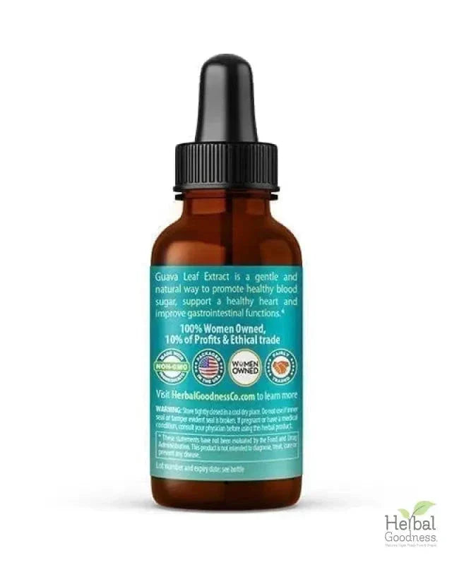 Guava Leaf Extract - Organic Liquid - Sleep & Relaxation - Herbal Goodness Liquid Extract Herbal Goodness 