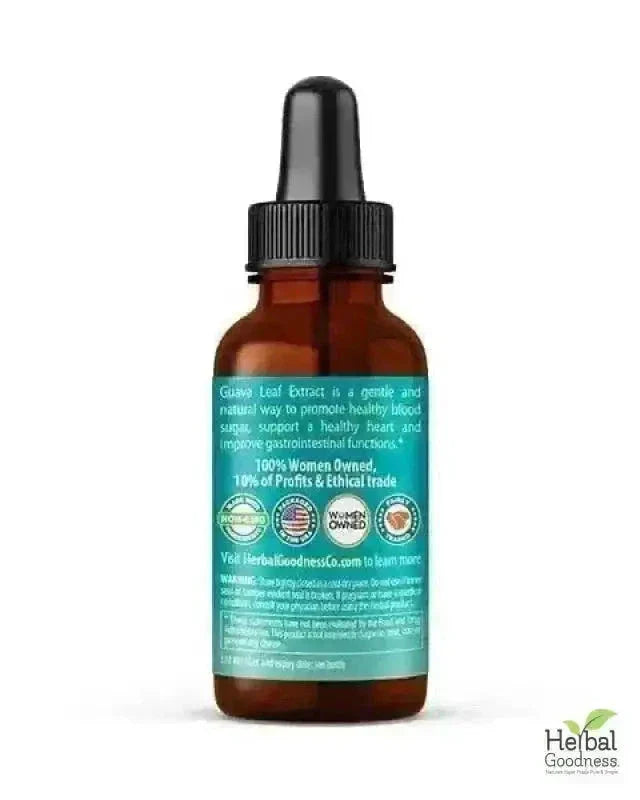 Guava Leaf - Organic 15X Liquid Extract - Immunity & Herbal Health Liquid Extract Herbal Goodness 