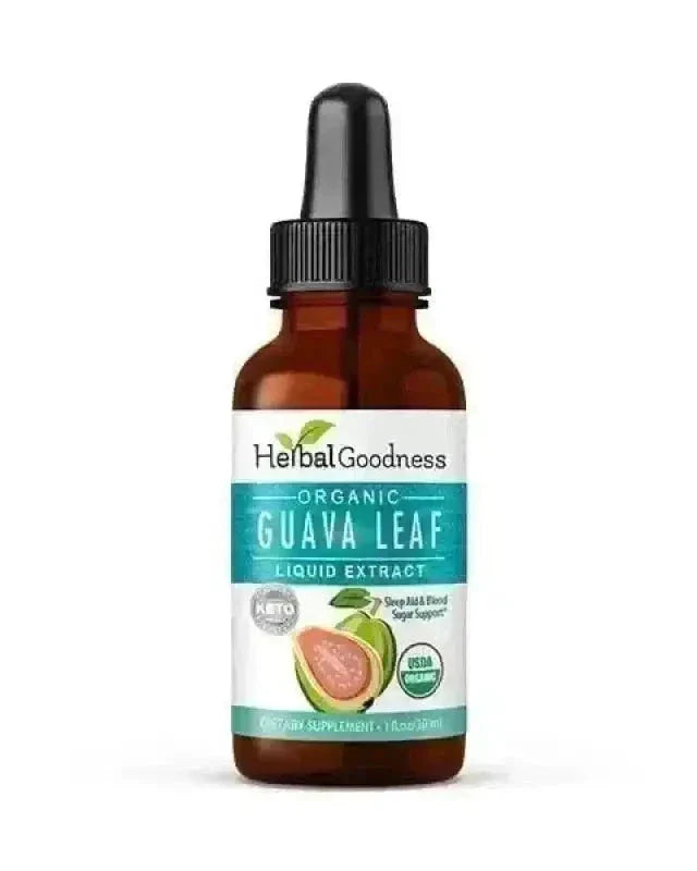 Guava Leaf - Organic 15X Liquid Extract - Immunity & Herbal Health Liquid Extract Herbal Goodness 1oz 