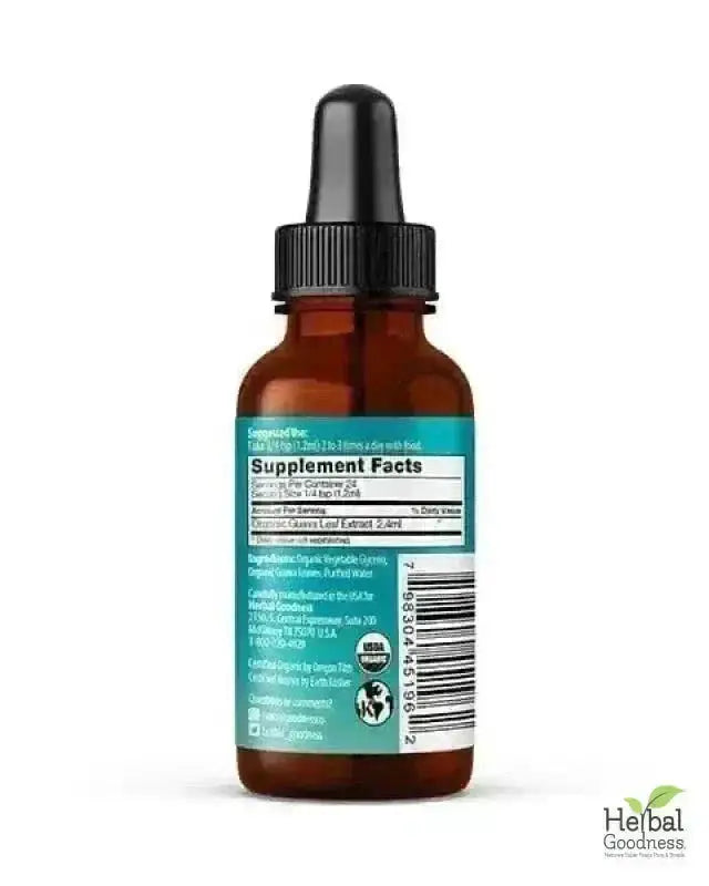 Guava Leaf - Organic 1oz 15X Liquid Extract - Immunity &amp; Herbal Health Liquid Extract Herbal Goodness 