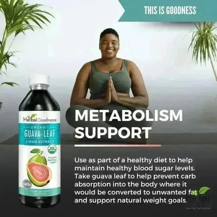 Guava Leaf - Organic 1oz 15X Liquid Extract - Immunity &amp; Herbal Health Liquid Extract Herbal Goodness 