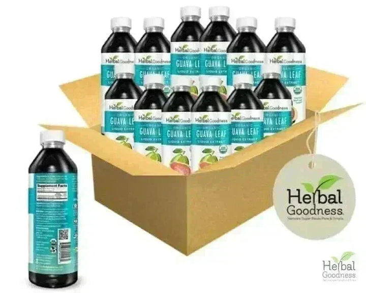 Guava Leaf Extract - Organic Liquid Liquid Extract Herbal Goodness 12 oz Case(12) 