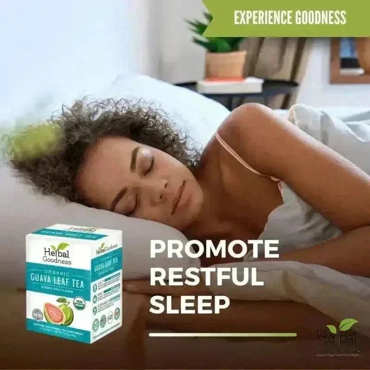 Guava Leaf Tea - Organic - Tea 24/2g - Caffeine-Free Tea & Infusions Herbal Goodness 